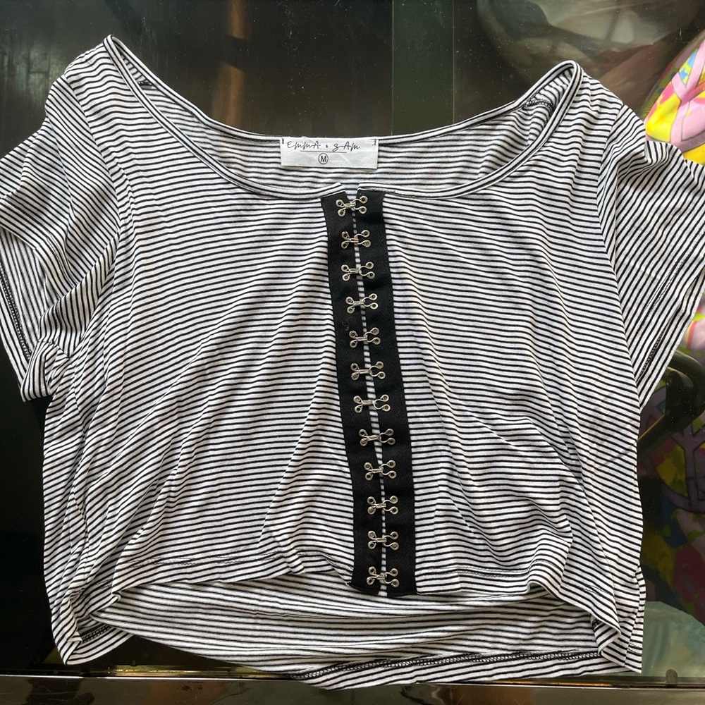 Emma and sam striped t shirt
